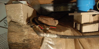 A basic cement mixer